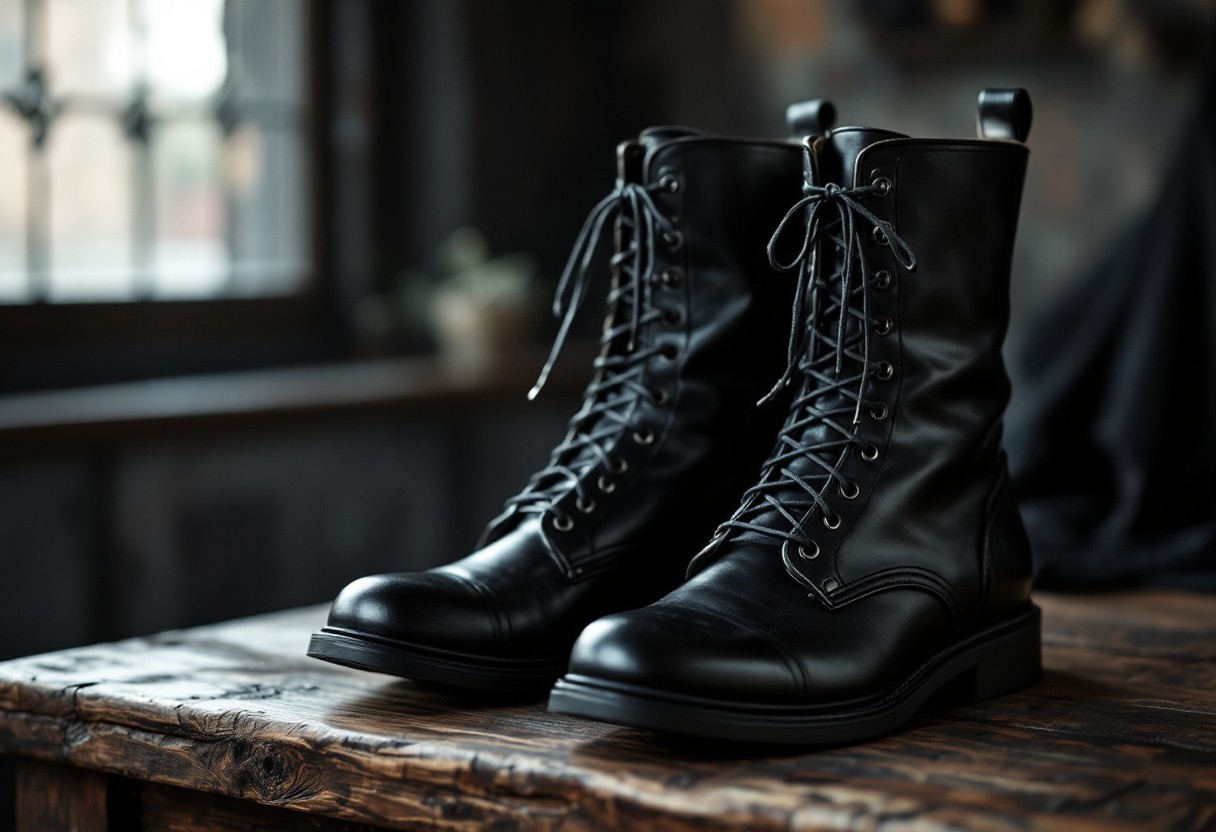 Comment entretenir et sublimer ses bottes gothiques en cuir noir